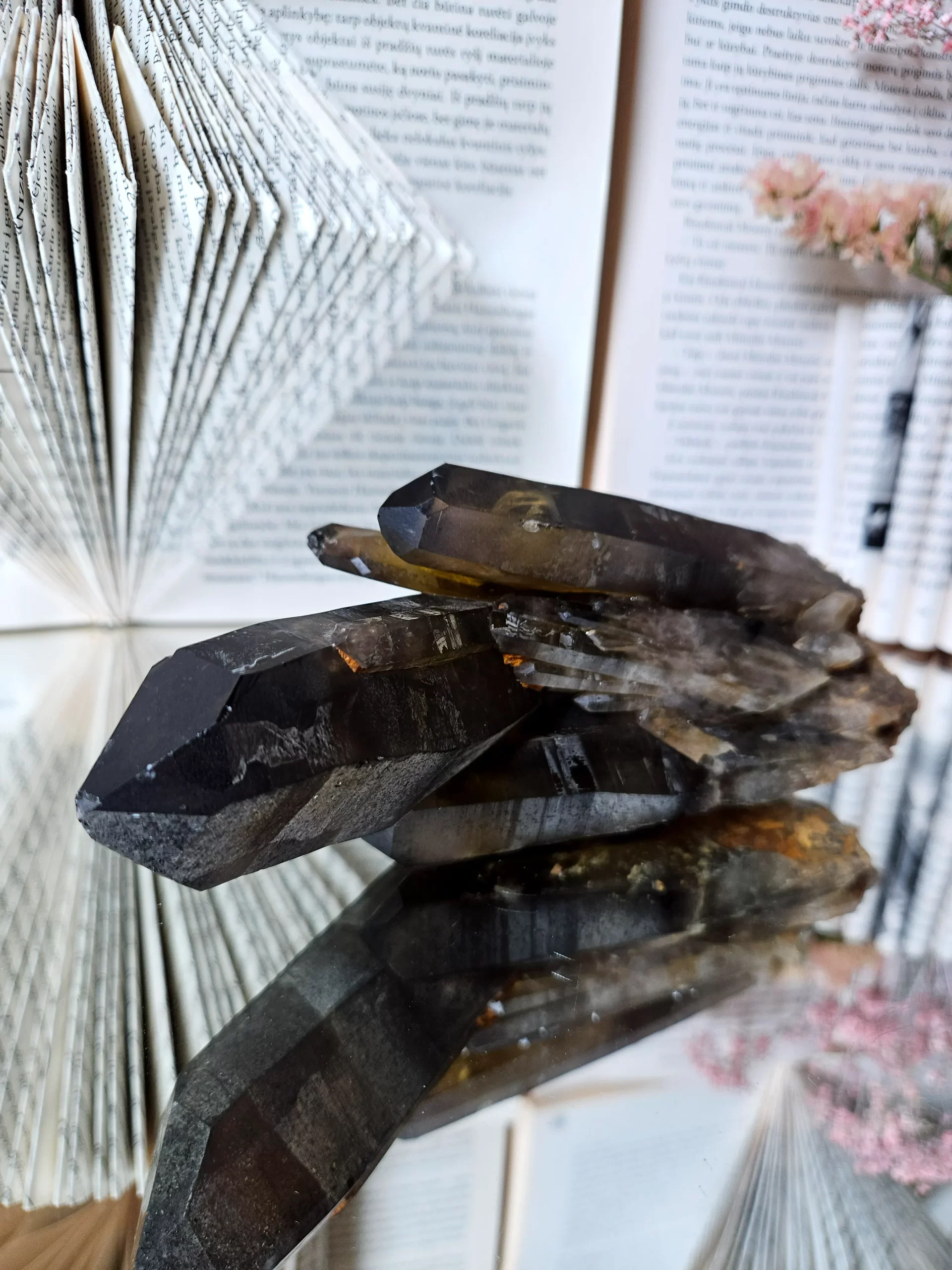 Dūminis kvarcas drūza 643 gr