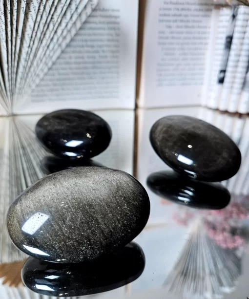 Auksinis obsidianas delninukas 90-135 gr