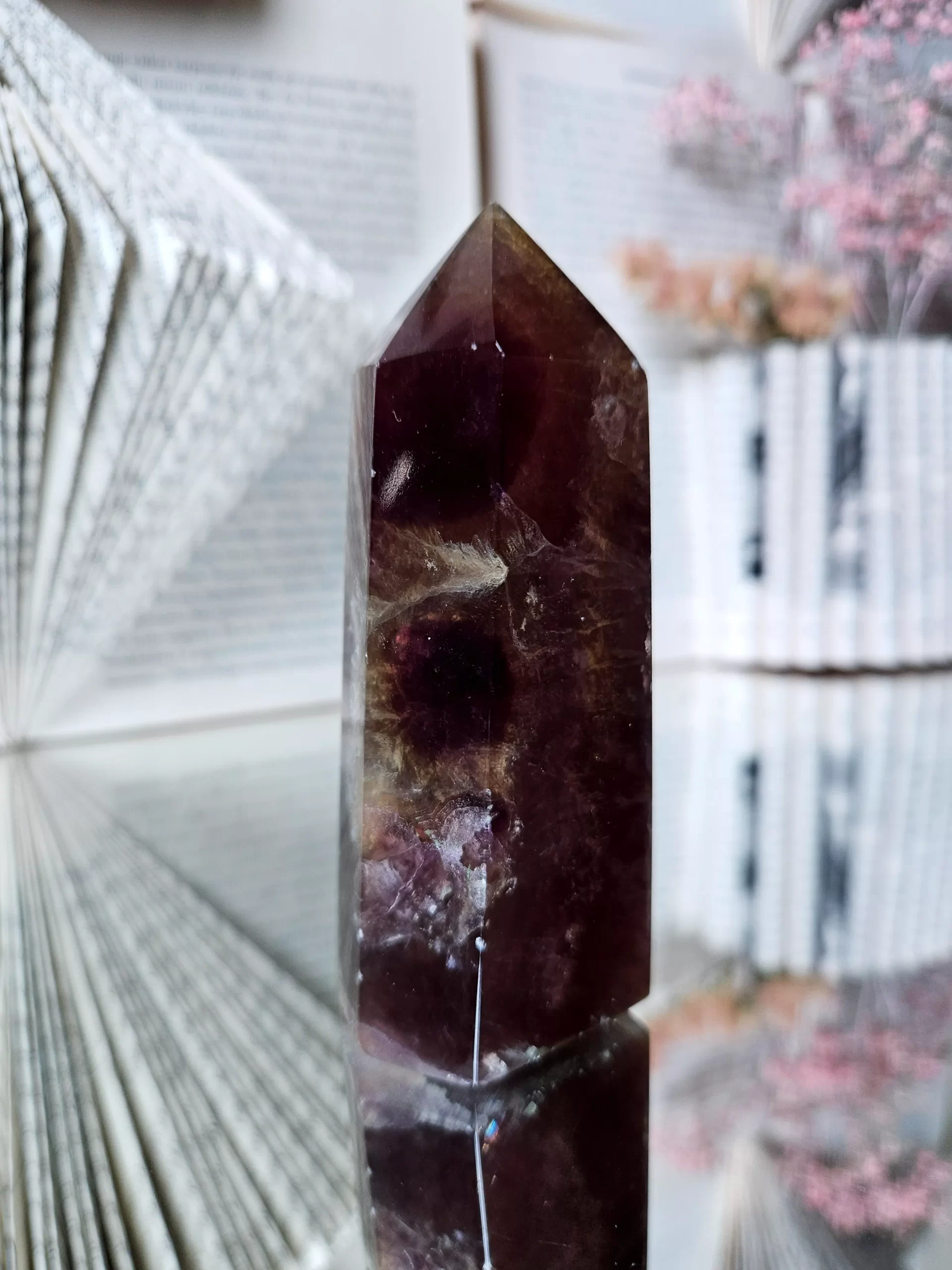 Fluoritas bokštelis 243 gr