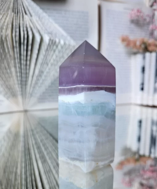Fluoritas bokštelis 341 gr