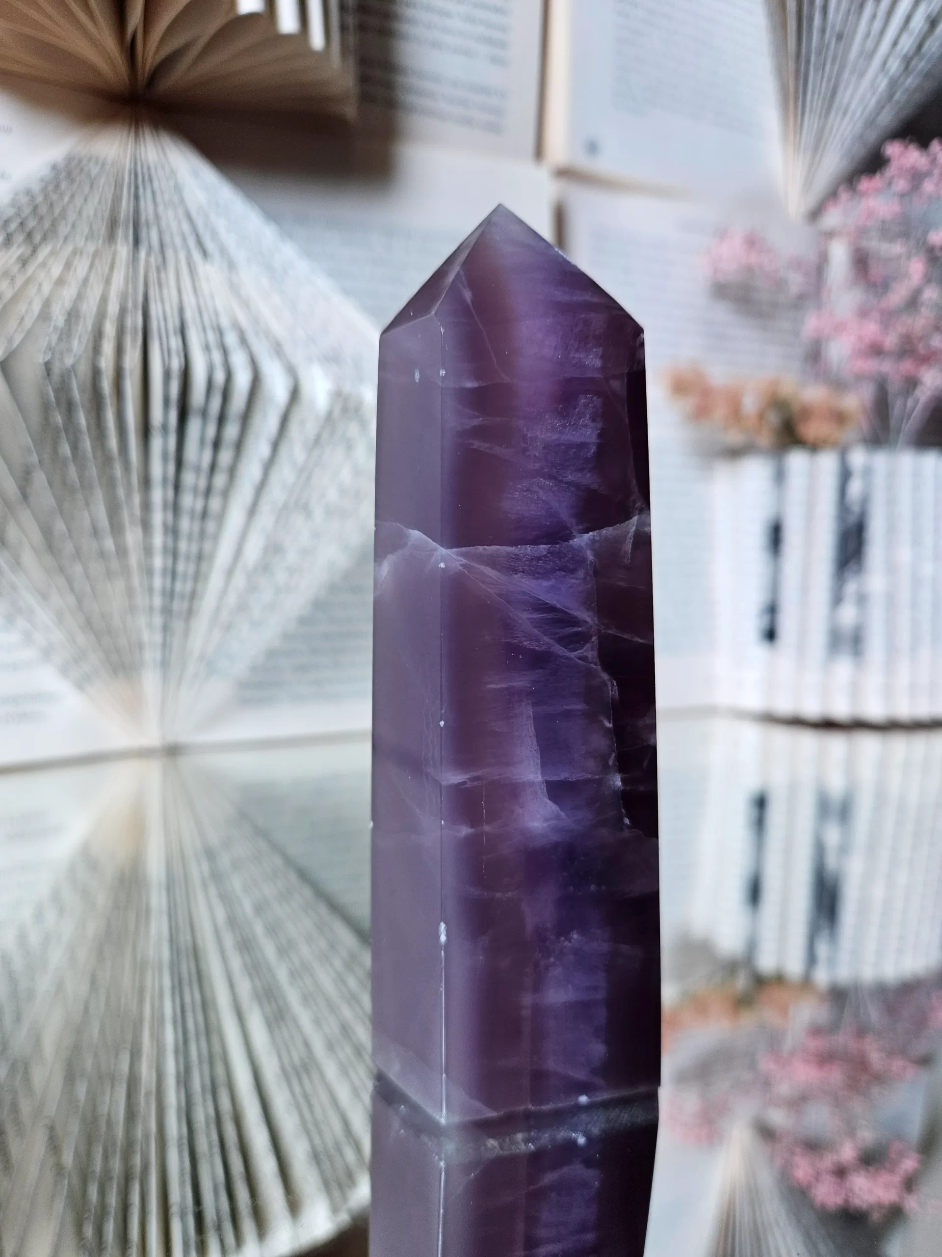 Fluoritas bokštelis 346 gr